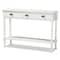 Baxton Studio Garvey French Provincial White Finished Wood 3-Drawer Entryway Console Table 179-11330-Zoro - alternate 1